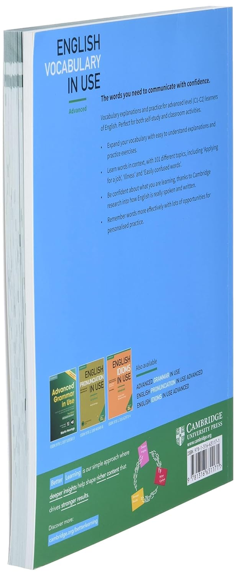 Cambridge English Vocabulary in Use: Advanced Book with Answers Book - Paperback - 13 July 2017: Vocabulary Reference and Practice image number 2