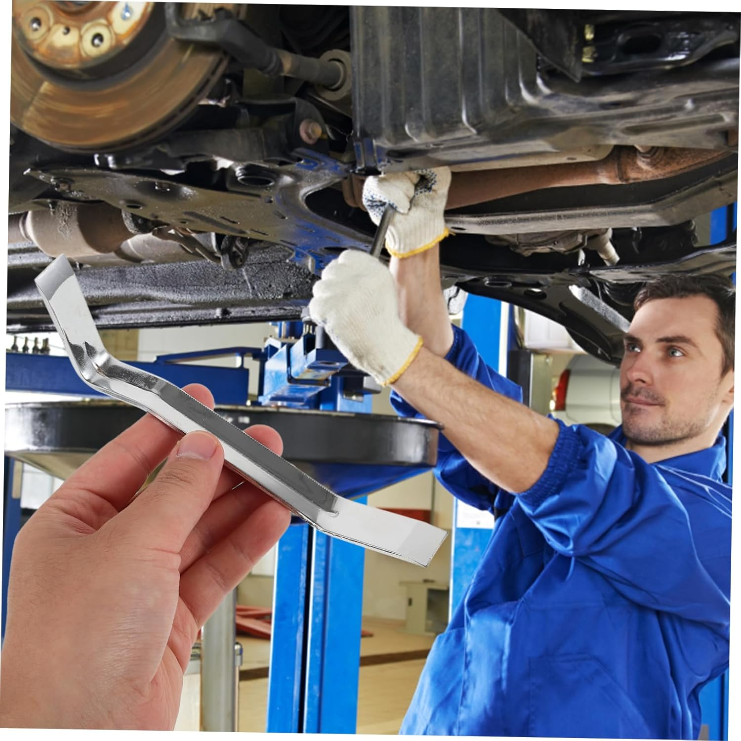 PENIKOKO Brake Adjusting Tool and Lever for Car Brake System Maintenance Sturdy Adjuster Compatible with Drum Automotive Hand Tool for Efficient Adjustment and Fluid Replacement image number 3