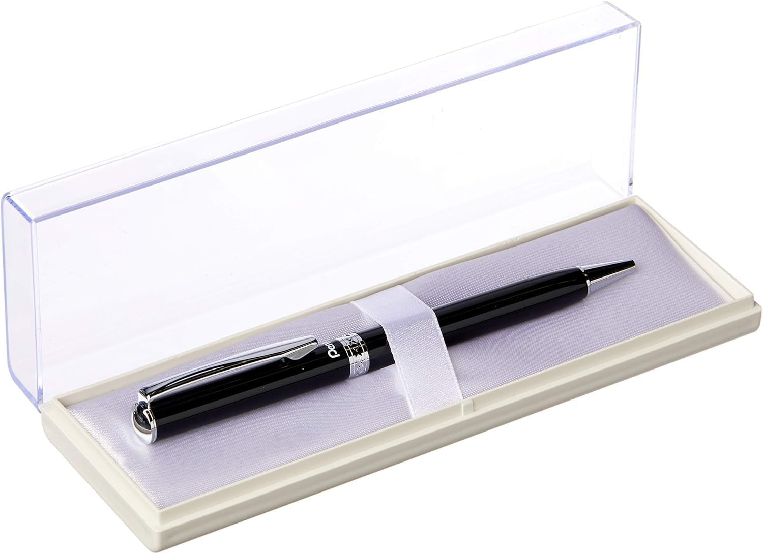 Pentel Sterling Ballpoint Pen Retractable 0.8Mm Medium Pink Barrel Black Ink Pen in Premium Gift Box (B811P-PBOX)