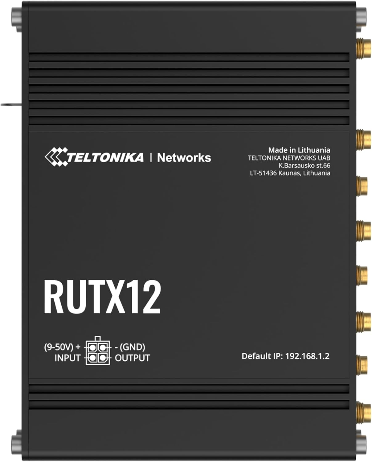 Teltonika RUTX12 CAT6 Dual Module Router with Wifi/Gps/Bluetooth image number 2