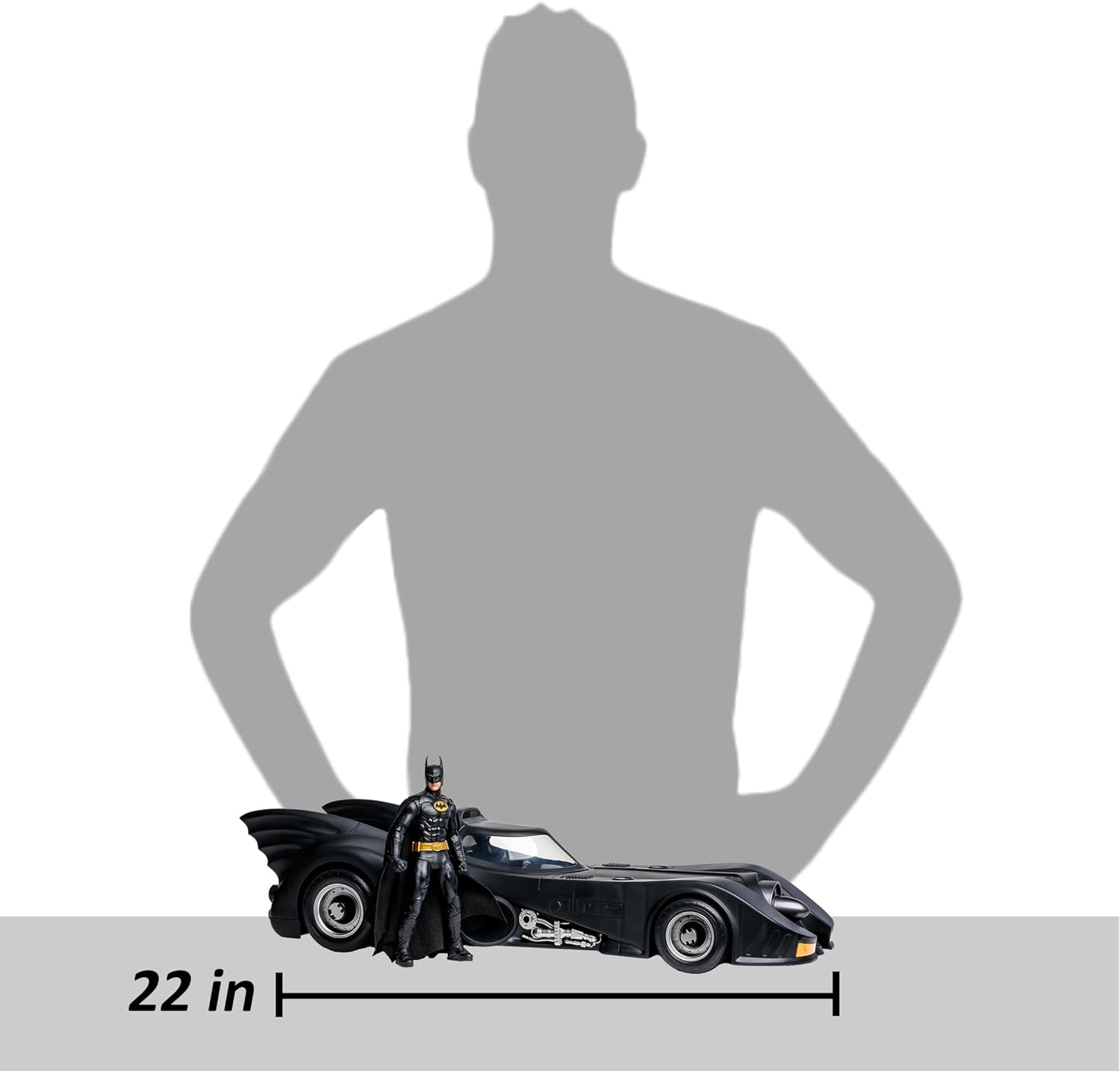 Mcfarlane Toys - DC Multiverse Batman & Batmobile Gold Label 2Pk (1989), Gold Label, Amazon Exclusive image number 6