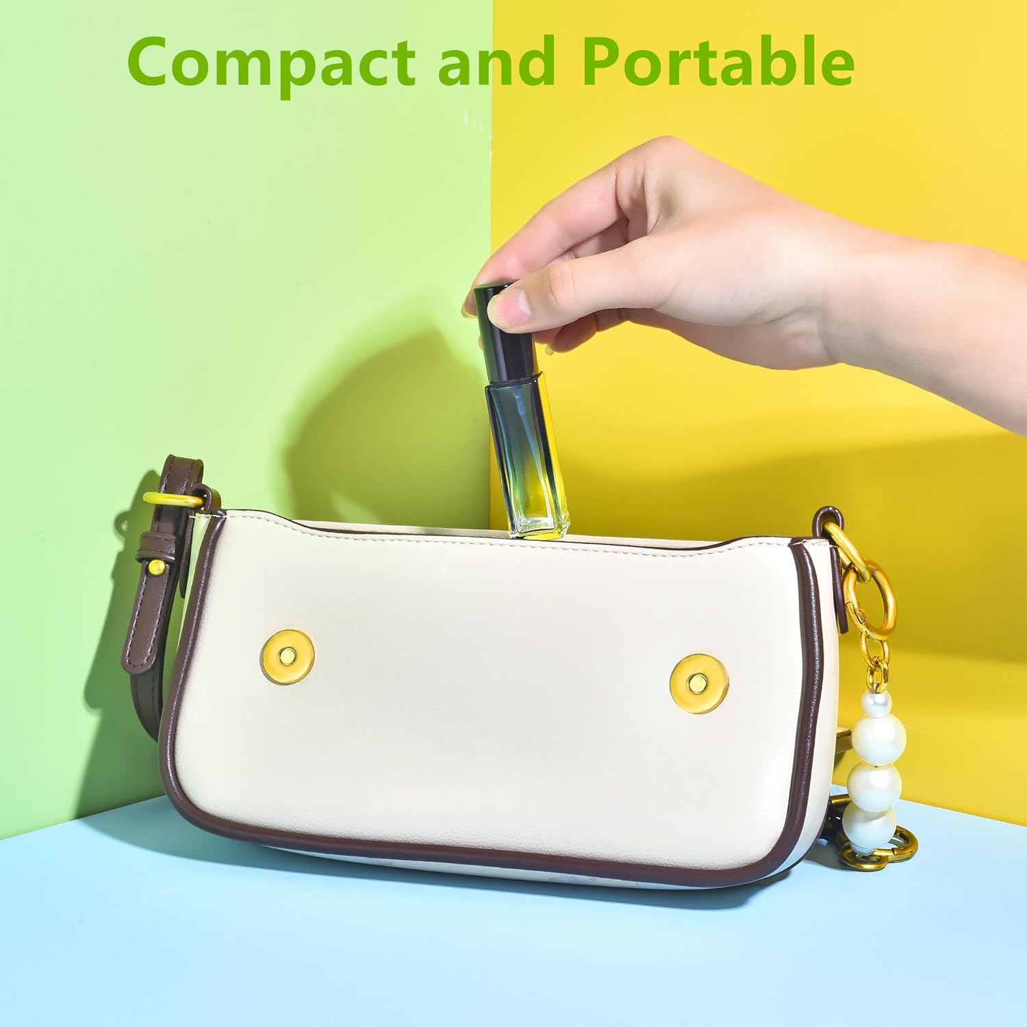 Yikimyfo Travel Perfume Spray Bottle, 4 Pcs(3Ml+5Ml+9Ml+10Ml) Leakproof Cologne Travel Bottle Refillable Perfume Bottle Fine Mist Perfume Atomizer Mini Spray Bottles Fragrance Bottle - 3Pcs-10Ml(Black+Purple+Grey) image number 5