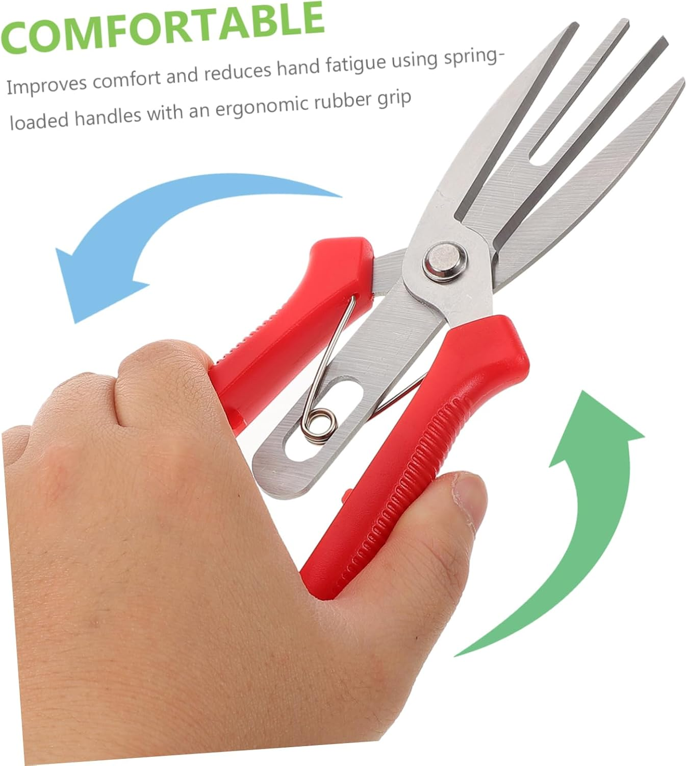 Parliky Pruning Shears for Gardening Pruning Shears Flowers Plants Bonsai Garden Scissors Non-Slip Handle image number 5