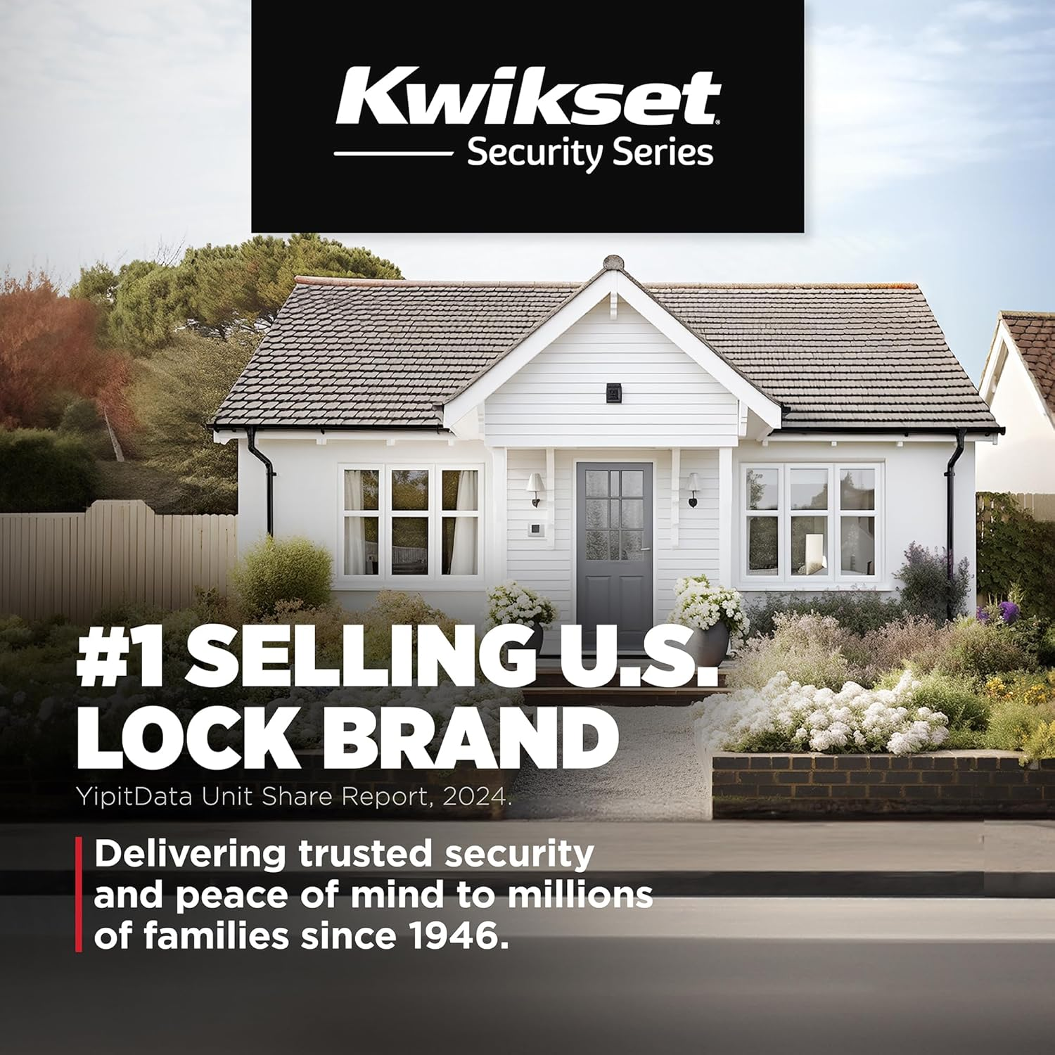 Kwikset 93001-927 Tylo Privacy Bed/Bath Knob in Satin Chrome image number 2