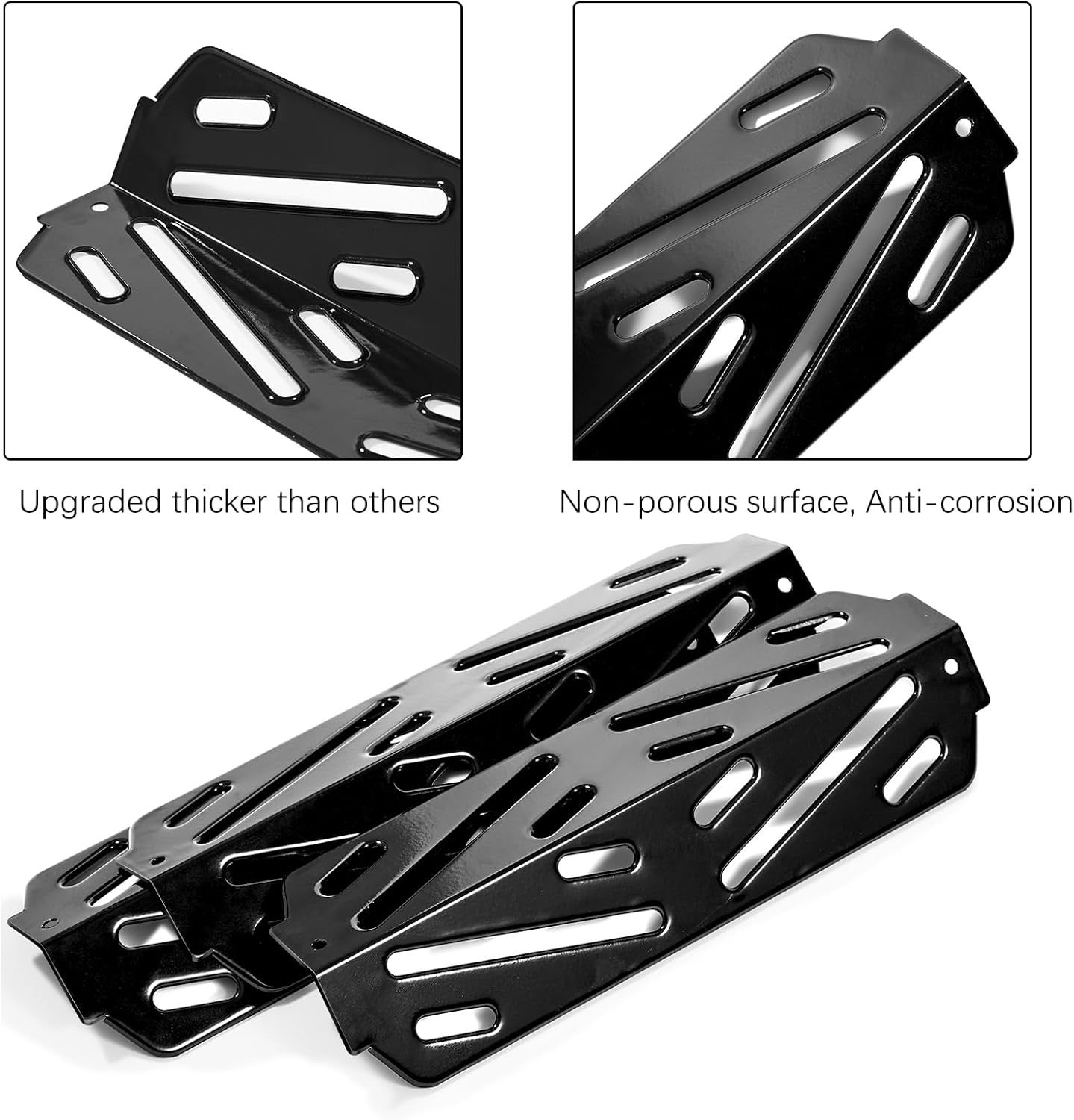 Grill Replacement Parts 66795 Flavorizer Bars Heat Deflector for Weber Genesis II Grill Parts GS4 GBS 66032 Flavor Bars Weber Genesis II 300 Series Ii E-310 E310 Ii E-315 Ii E-335 Ii S-335 Ii Se-335 image number 1