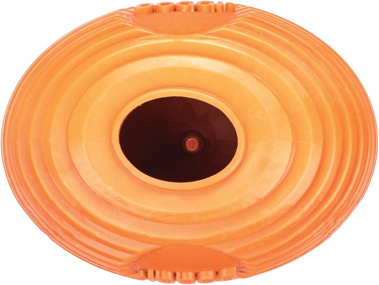 DOGGI Rugby Ball Tough Dog Toy, Medium - TPR Material for Tough Chewers, Interactive Toy for Fetch Games, Aids Dental Health, Strengthens Teeth, 100% Recyclable image number 1