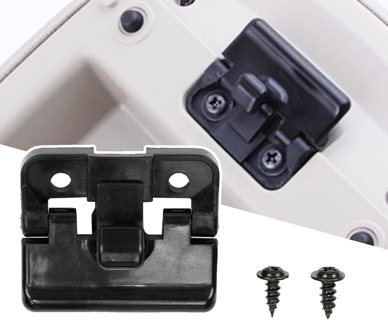 Car Center Console Lid Lock for Mazda CX-5 KE 2013-2016,Centre Console Latch Lock for Genuine Mazda CX-5 KE Series Vehicles,Armrest Lid Latch Replacement Ka0G6445Ya02,Ka0G-64-45Ya-02(Black)