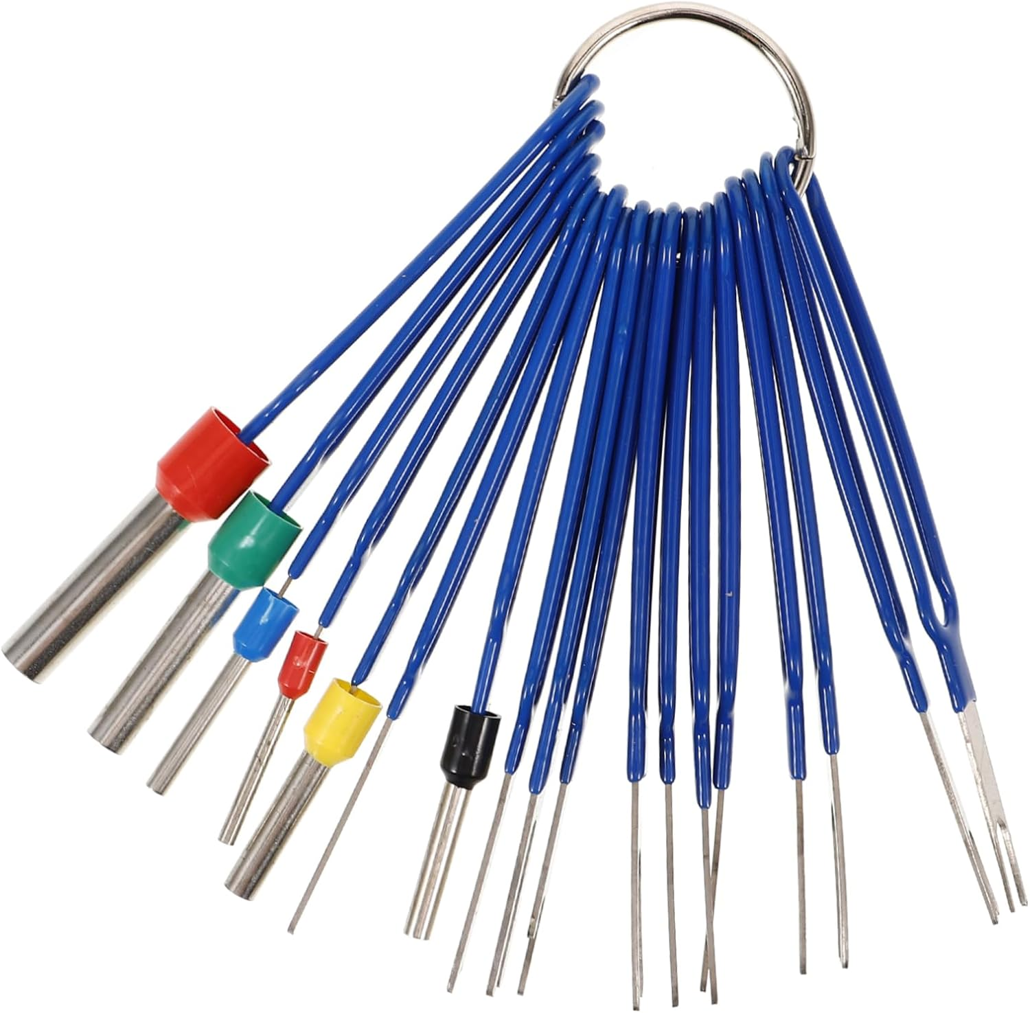 HEALEEP 18Pcs Pin Connector Tool Kit Automotive Electrical Tools Terminal Stripper Puller image number 1