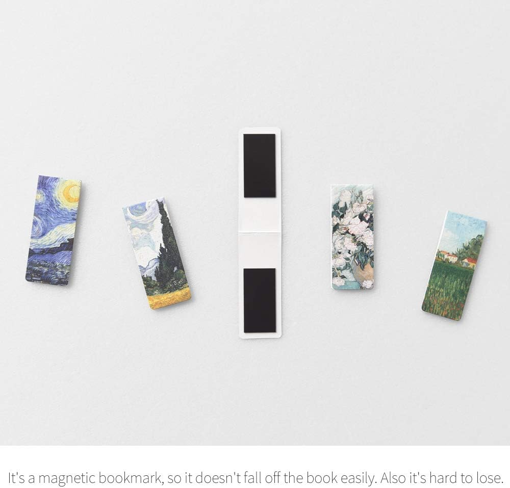 Monolike Magnetic Bookmarks Vincent Van Gogh, Set of 5