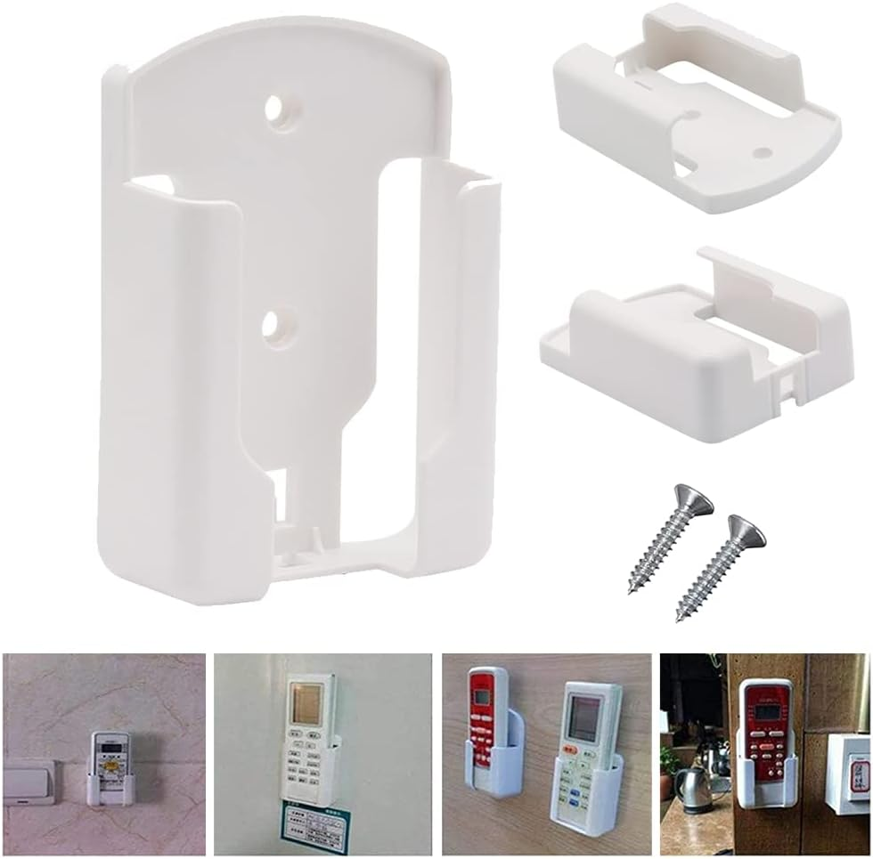 Air Conditioner Remote Control Holder Box Storage Fits Most Remotes Wall Mounted