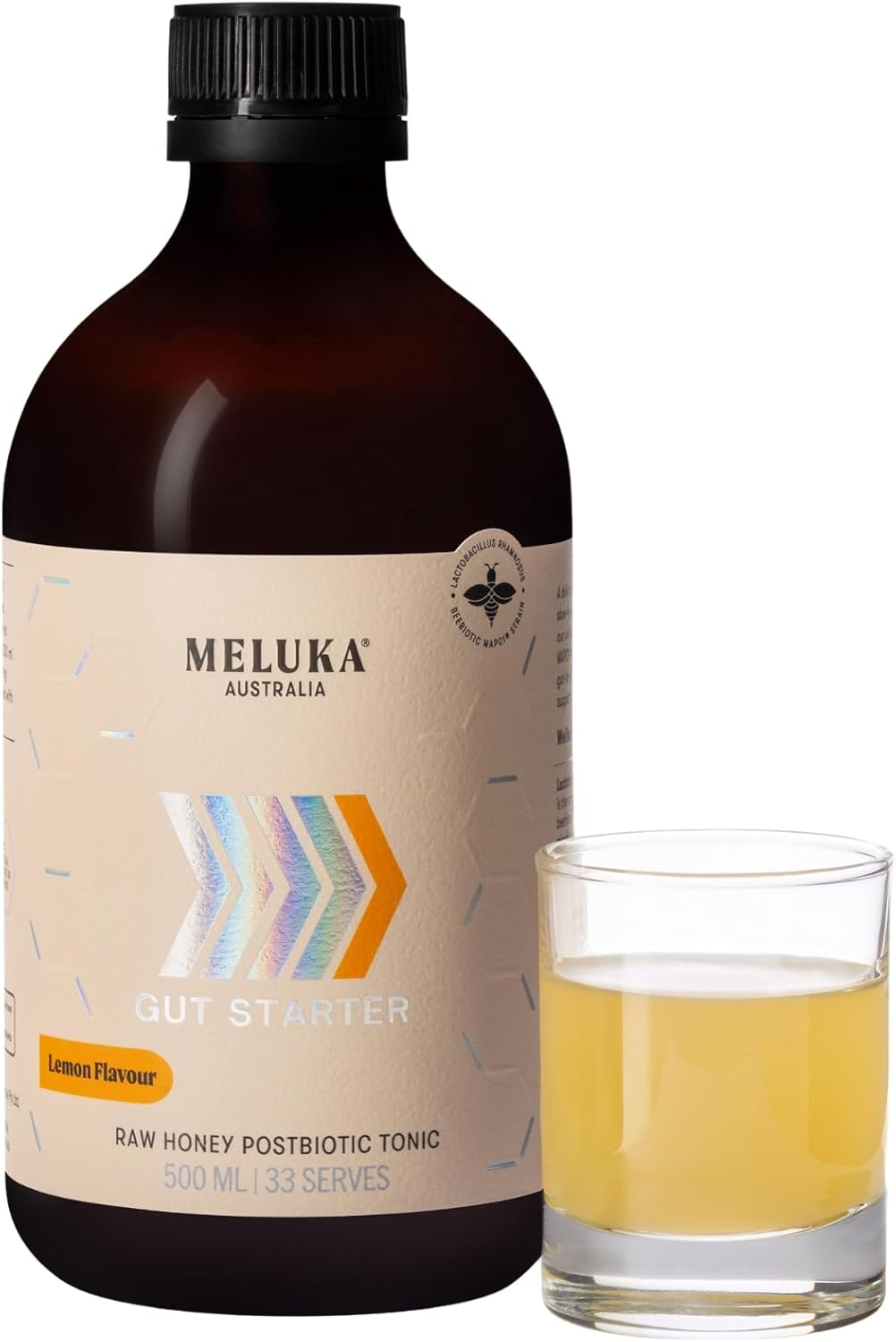 Gut Starter- Raw Honey Postbiotic Tonic, Lemon Flavour image number 5