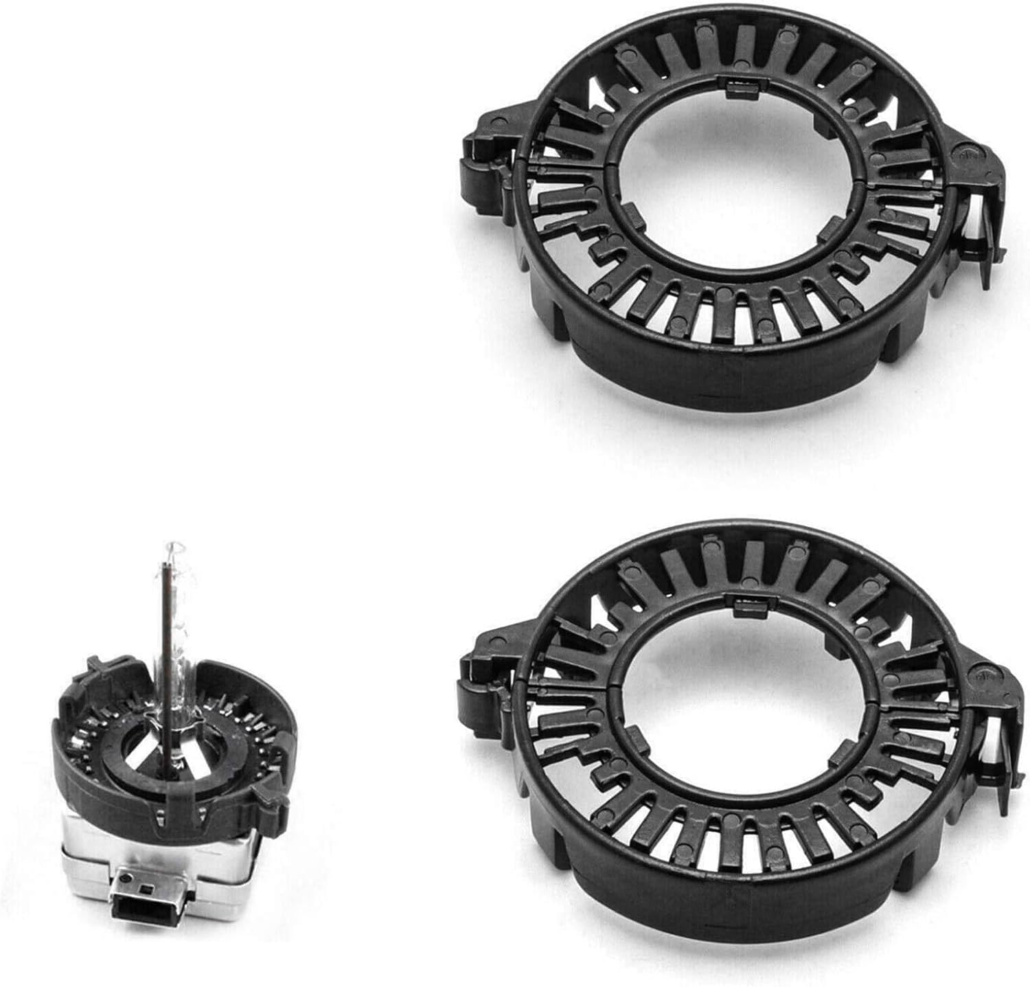 D3S D1S Xenon HID Bulbs Holders Rings Retainers Adapter Clip Compatible for Mercedes-Benz Cadillac BMW Audi Buick Cadillac Cadillac Lincoln Jaguar image number 5