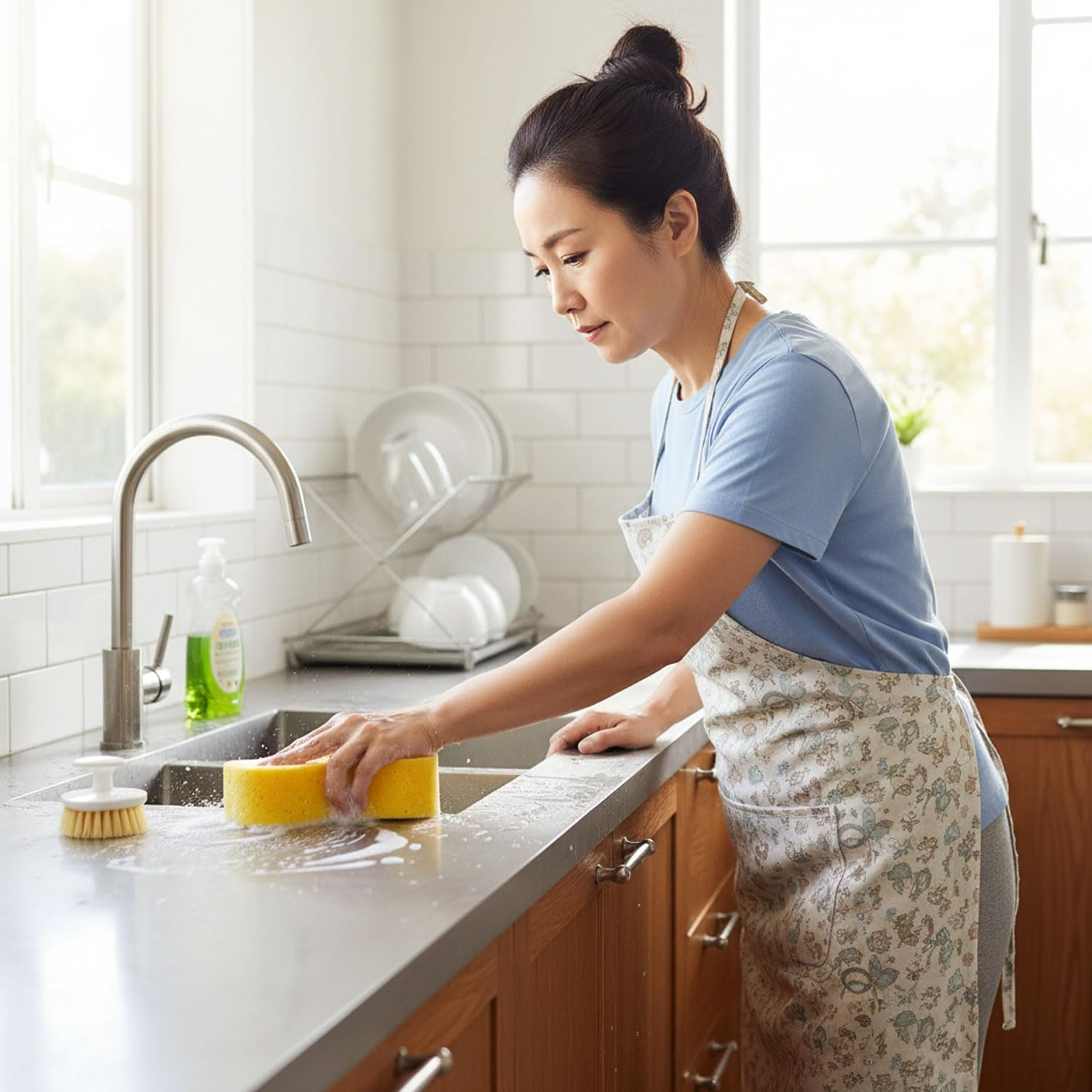 Jumbo Sponges,2 Pack Car Sponges,Washing Windows and anti Scratch Technology,Perfect for Wheels, Windscreen & Bodywork for Car Cleaning (2PCS Yellow) image number 1