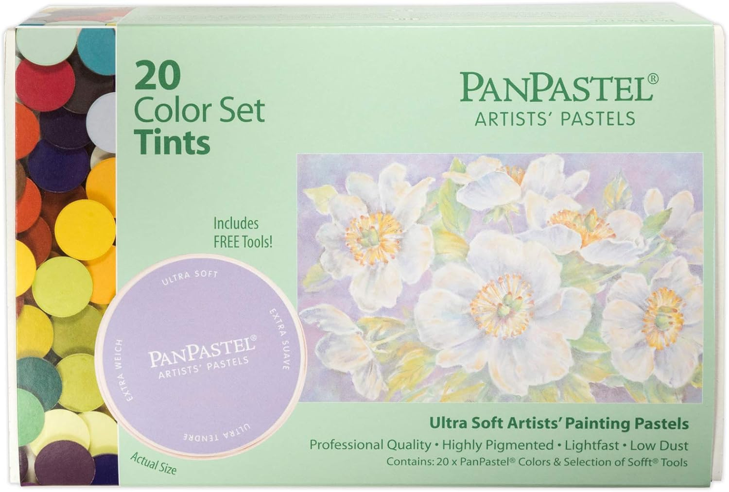 Panpastel Set 20 Colour Shades (PPSTL20-30206) - Tints
