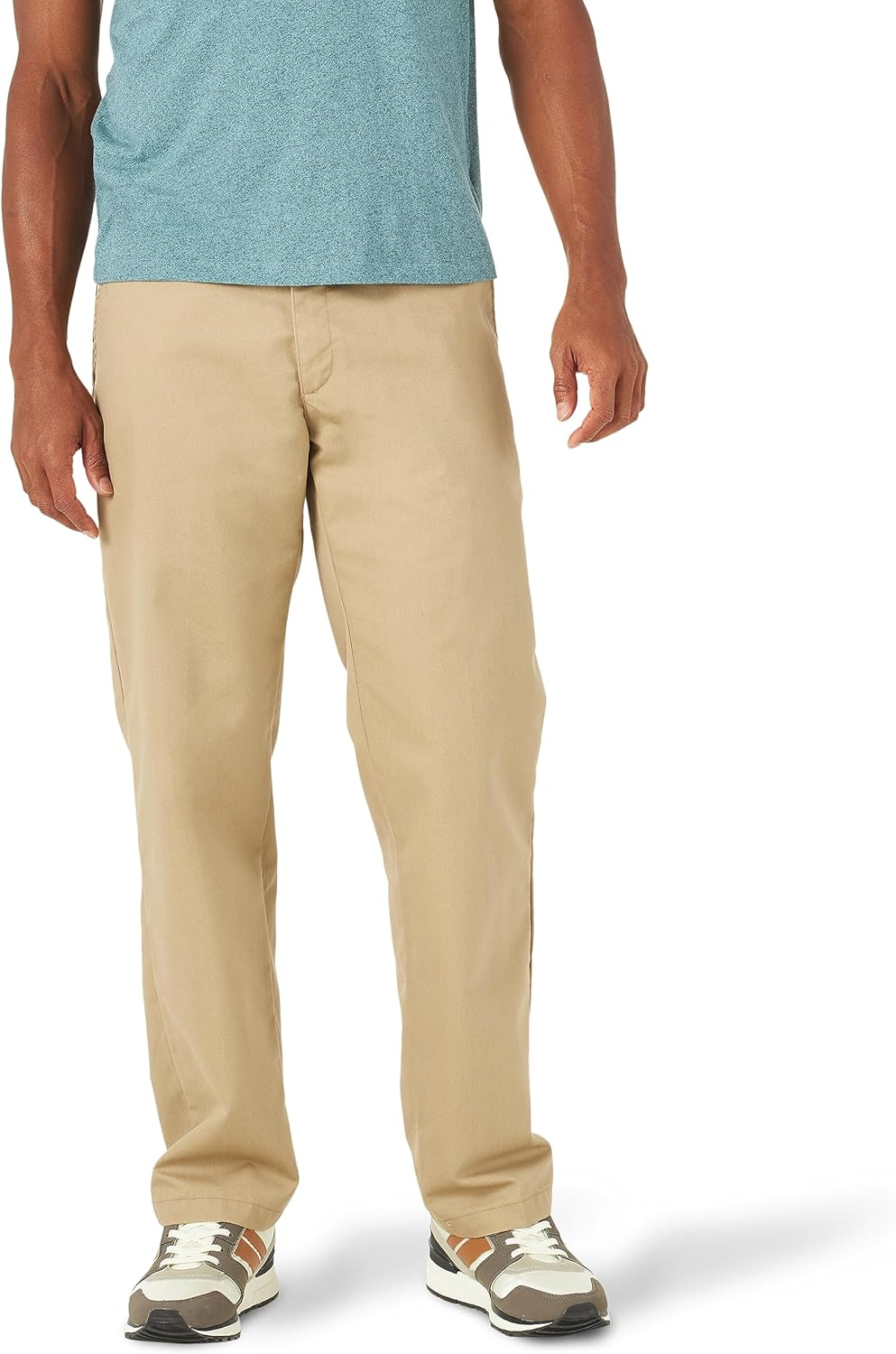 Lee Men'S Total Freedom Stretch Relaxed Fit Flat Front Pant image number 7