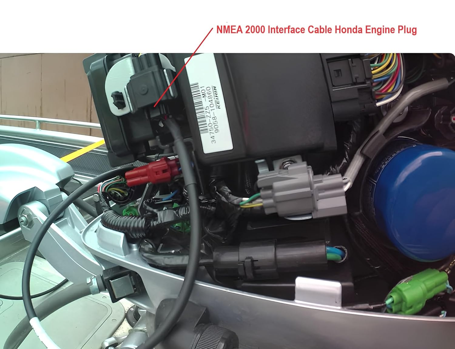 Regatta Processing NMEA 2000 (N2K) Honda 4-Meter (13 Feet) Interface Cable with Included Tee Connector, for Lowrance Simrad B&G Navico & Garmin Networks, 198168373804