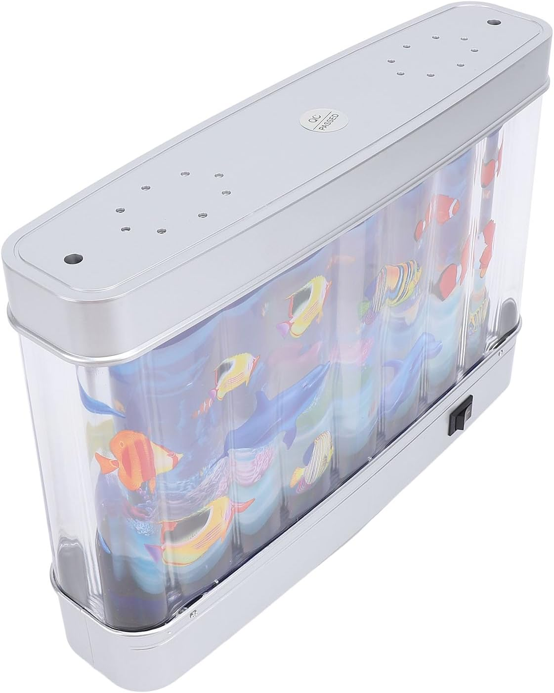 Moving Fish Tank for Kids Baby, Lifelike Aquarium Night Light with Moving Fish, Sensory Therapy Light USB Power Cat Baby, Toy Share the Wonders of Marine Life with Loved Ones image number 4