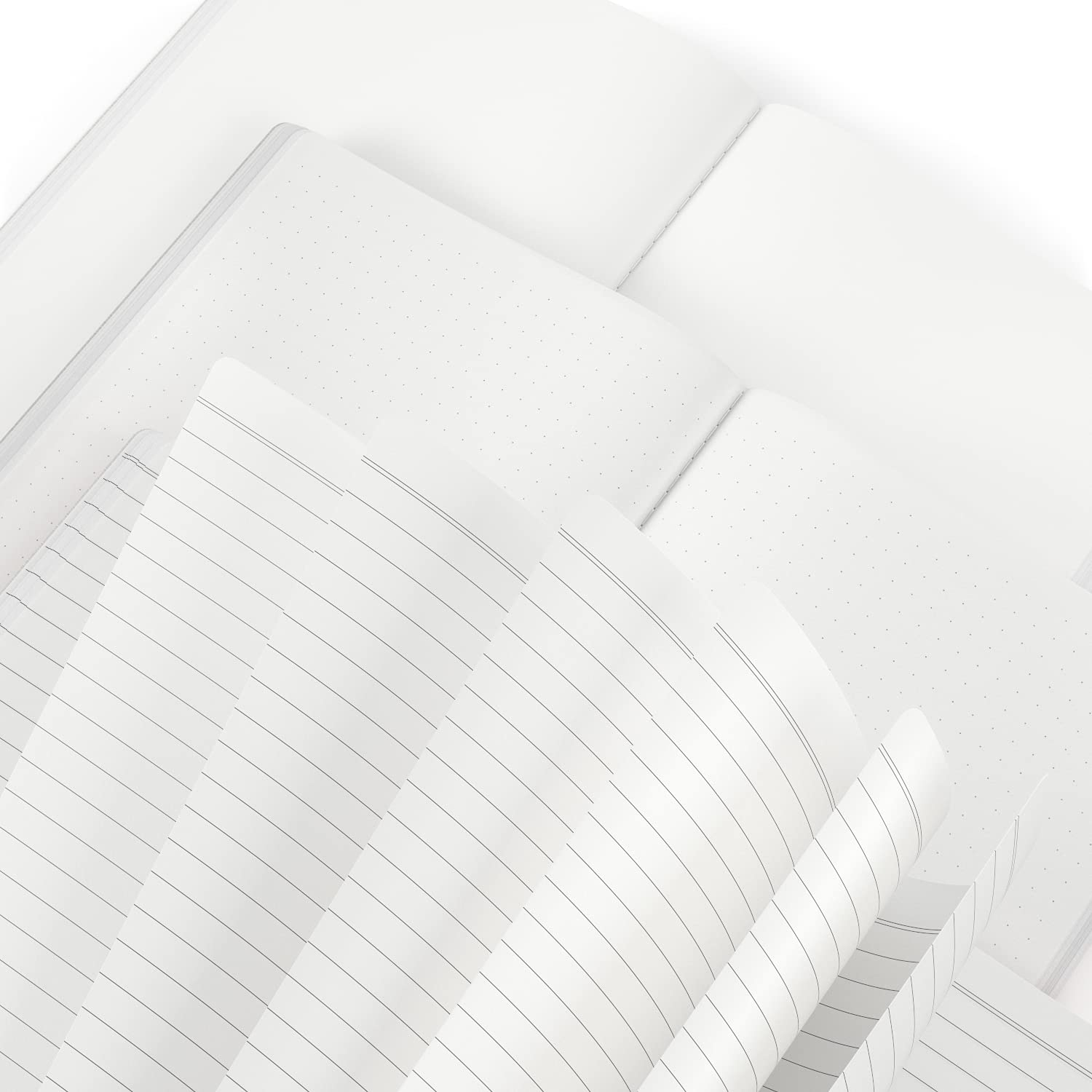 Arteza Pocket Notebooks, Set of 5, 5 X 8 Inches, 40 Sheets Each, Constellation Designs, 2 Dotted, 2 Ruled, and 1 Blank Softcover Journal with Smooth Paper, Art Supplies for Writing and Sketching