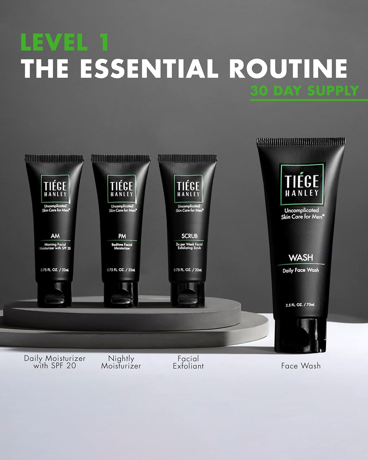 (Level 1) - Tiege Hanley Men'S Skin Care System - Level 1 image number 1