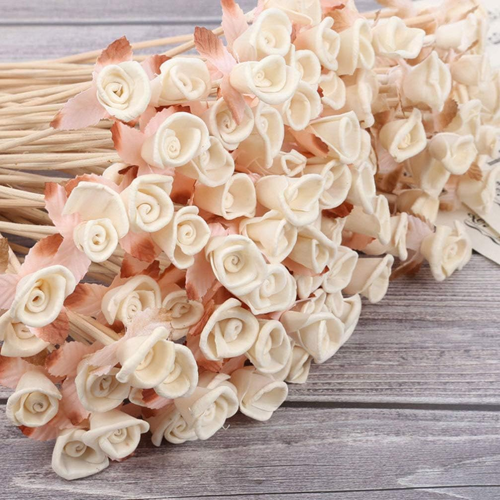 FOMIYES 10 Pcs Essential Oil Sticks Rose Flower Rattan Reed Wood Rattan Reed Stick Halloween Party Decorations Oil Duffuser Stick Diffuser Essential Oil Reeds Wooden Accessories Refill