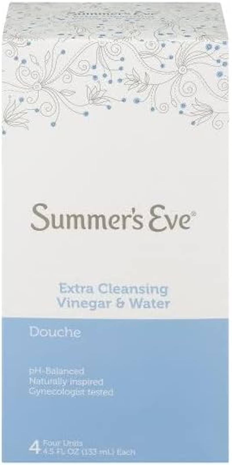Summer'S Eve Extra Cleansing Douche Vinegar & Water 4.5 Ounces Bottles (Pack of 12) image number 3