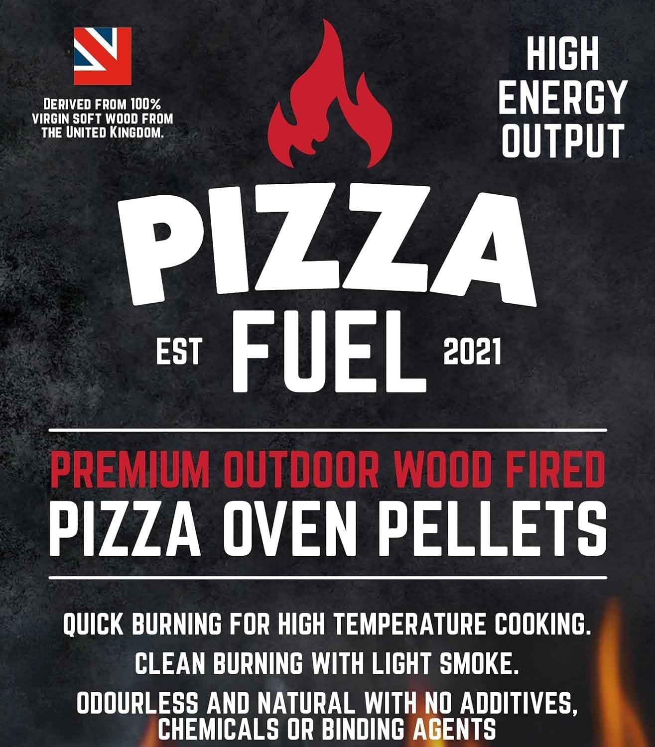 High Heat Output 5Kg Premium Pizza Oven Wood Pellets for Dallonda Nero Fresh Grills Uuni Ninja Woodfire and More | Resealable Bag | Wood Fired Pizza Oven | Kamado | Smokers image number 2