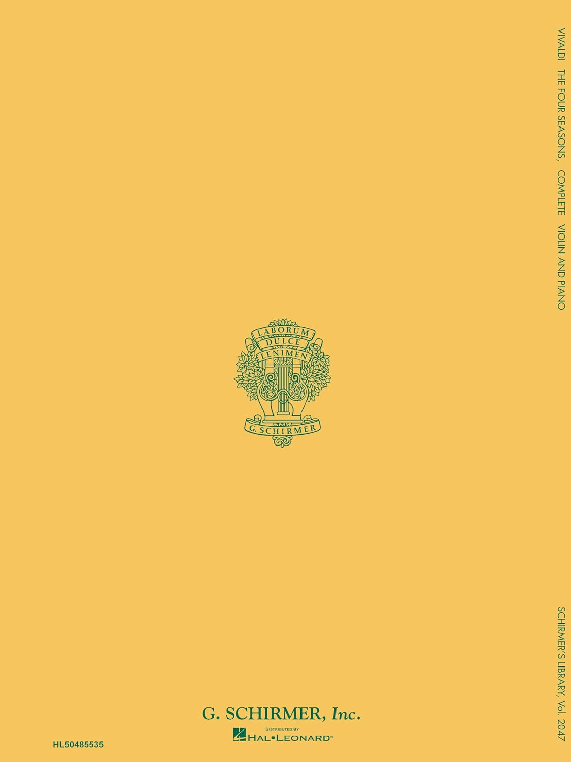 Antonio Vivaldi - the Four Seasons, Complete: Schirmer Library of Classics Volume 2047: Complete Violin image number 4