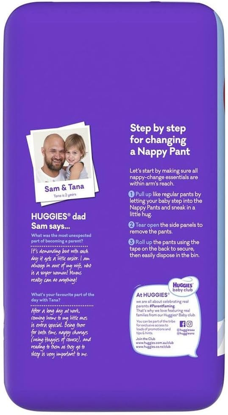 Huggies Ultra Dry Nappy Pants for 15 plus Kg Boys (Pack of 24) image number 4