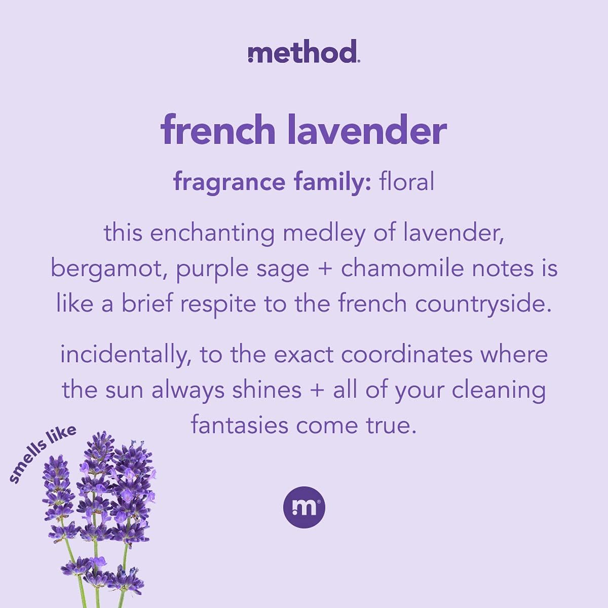 Method Gel Hand Soap, French Lavender, 12 Ounce (Pack 6) image number 4