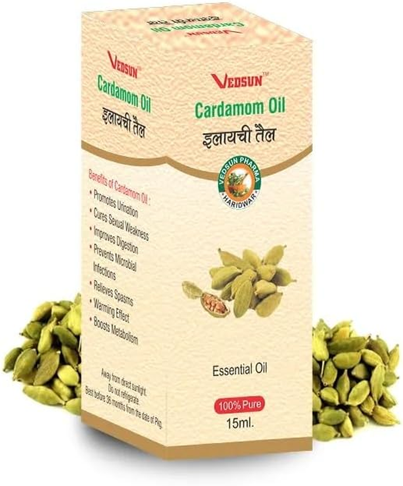 Vedsun Cardamom Oil 15Ml Pack of 2