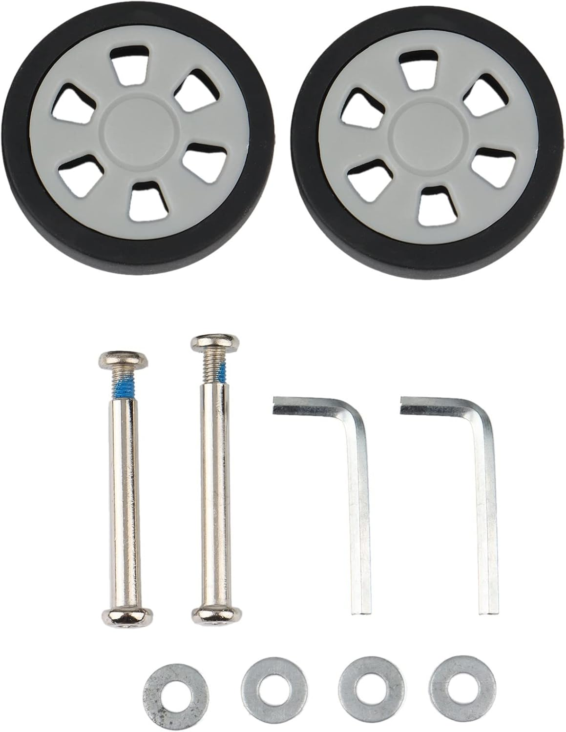 Voniecop 8X Luggage Accessories Wheels Aircraft Suitcase Pulley Rollers Mute Wheel Wear-Resistant Parts Repair 55X12Mm image number 5