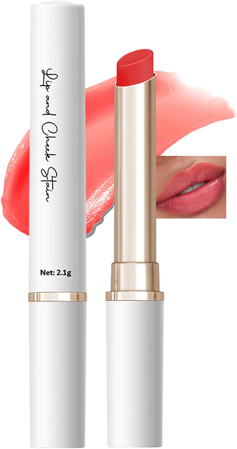 Erinde Color Changing Lipstick, Ph Magic Lip and Cheek Tint, Waterproof Long Lasting Moisturizing Lip Balm, Natural Glow Hydrating Tinted Lip Gloss, Smooth Soft Lip Stain for Women Girls, #1
