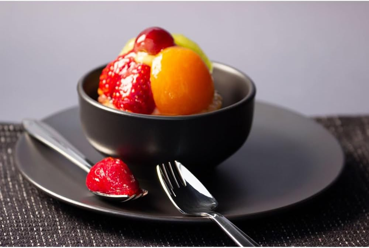 Splayd Spork Set of 8 in Mirror Finish with 18/8 Stainless Steel | 178Mm in Length | Luxurious Gift Box | Hand-Finished for Durability and Style, Ideal for Casual and Formal Dining Occasions image number 4