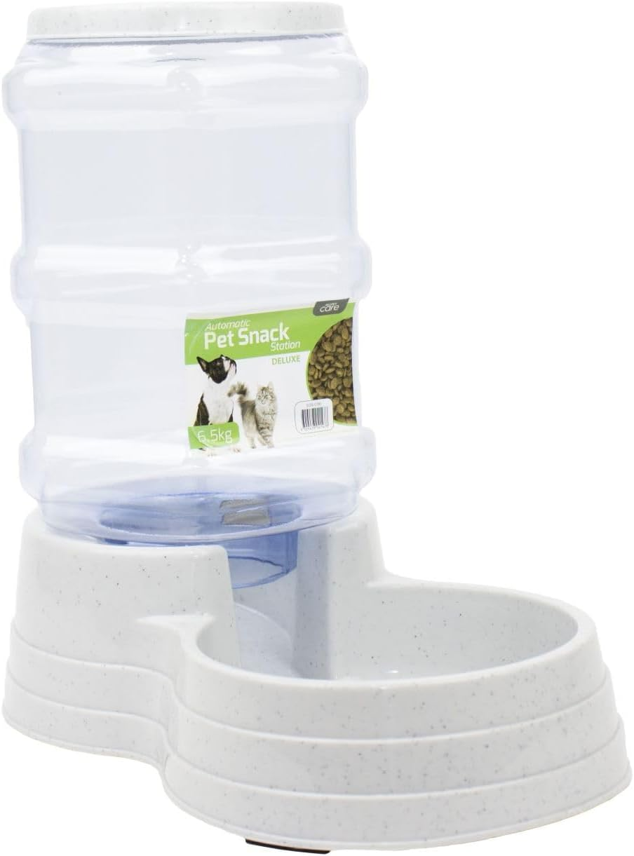 Canine Care Auto Feeder Deluxe 6.5Kg - Self-Dispensing Gravity Pet Feeder, Automatic Cat Dog Feeder, Dog Bowl