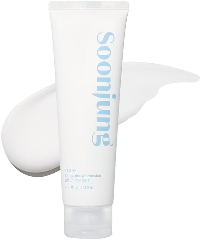 ETUDE Soonjung 10 Free Moist Emulsion 4.39 Fl. Oz (130Ml) 23AD | Hypoallergenic Non-Irritating Hydrating Emulsion for Skin Damage Care and Relaxation | Korean Skin Care image number 4