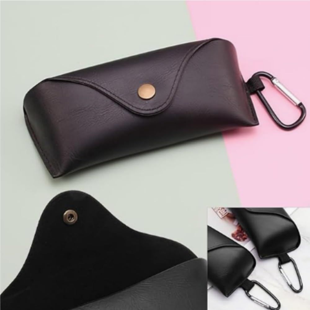 Sunglasses Bag, 2 Pack Eyeglasses Cases, Protective Glasses Case Sunglasses Case for Men,Women image number 4