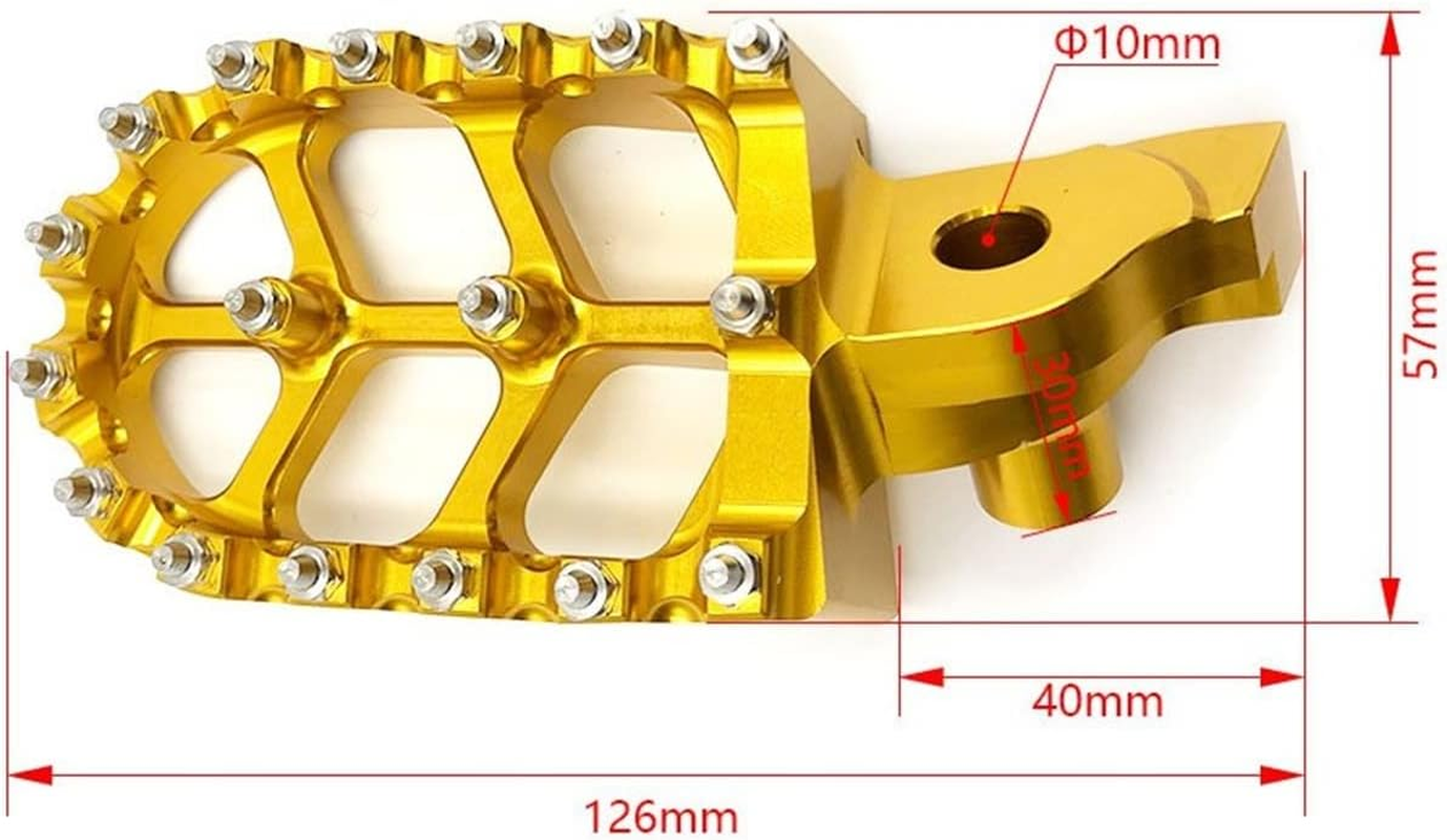 Foot Pegs Pedal Footrests Front Footpeg for RMZ 250 450 RMZ250 RMZ450 RMX450Z Motorcycle Accessories image number 2