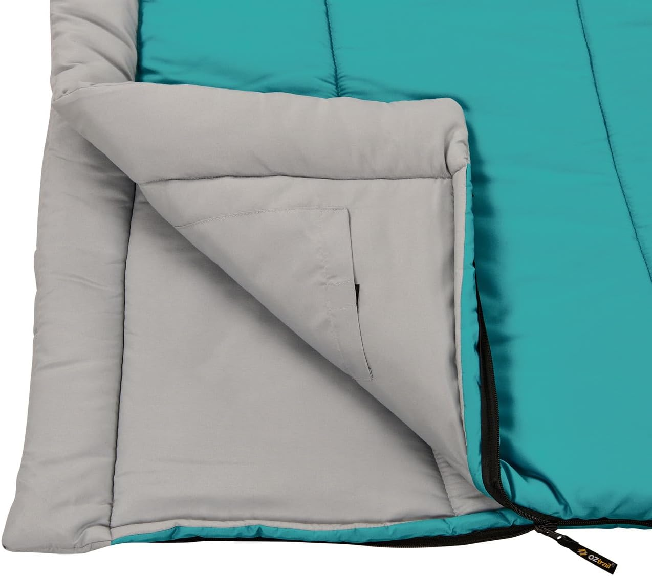 Oztrail Kingsford Double Sleeping Bag, Outdoor Camping, Double Occupancy, +5 Temperature Rating