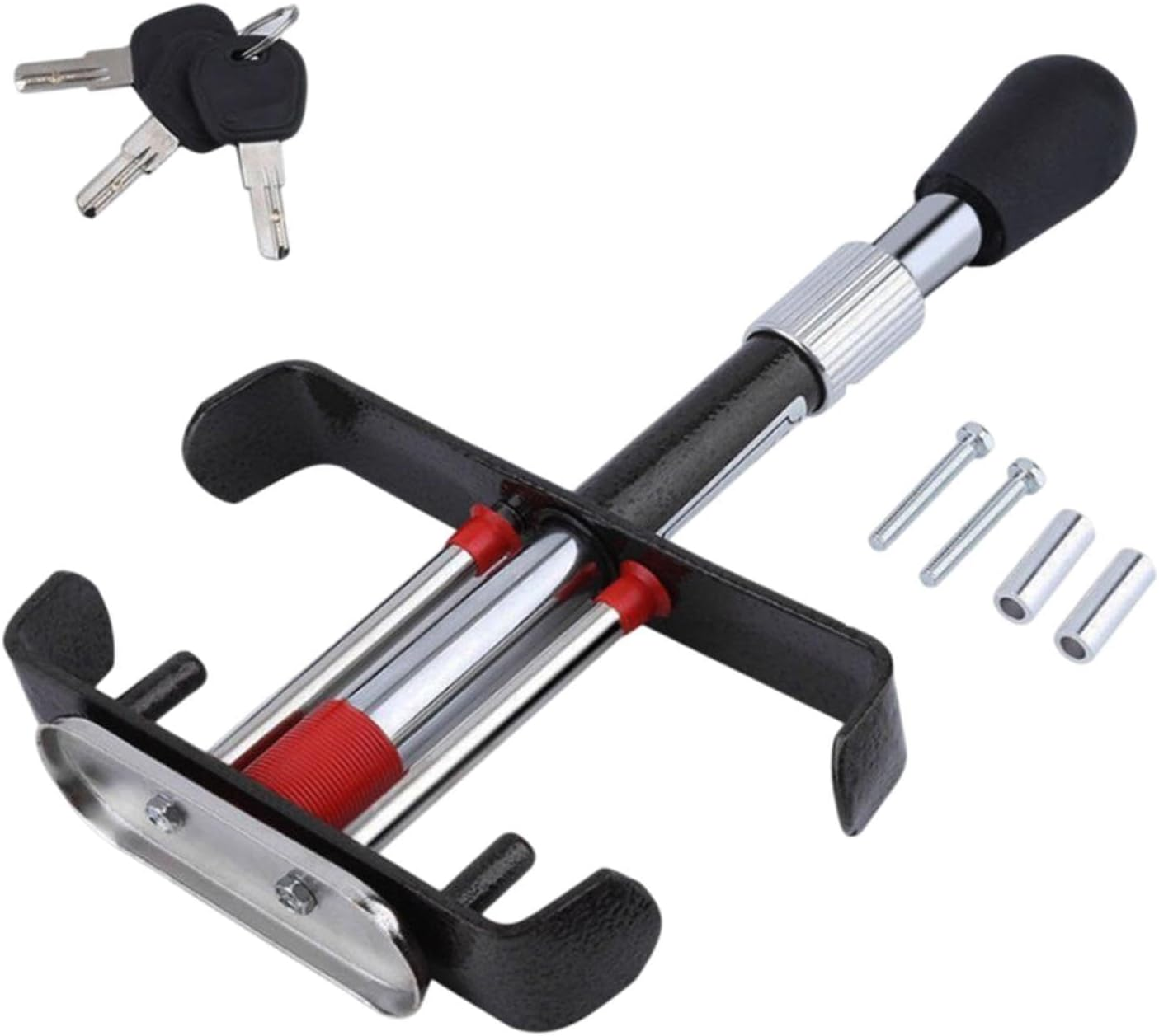 FJMQHU Car anti Theft Brake Clutch Lock Heavy Duty Accessory Automotive Brake Clutch Pedal Lock image number 1