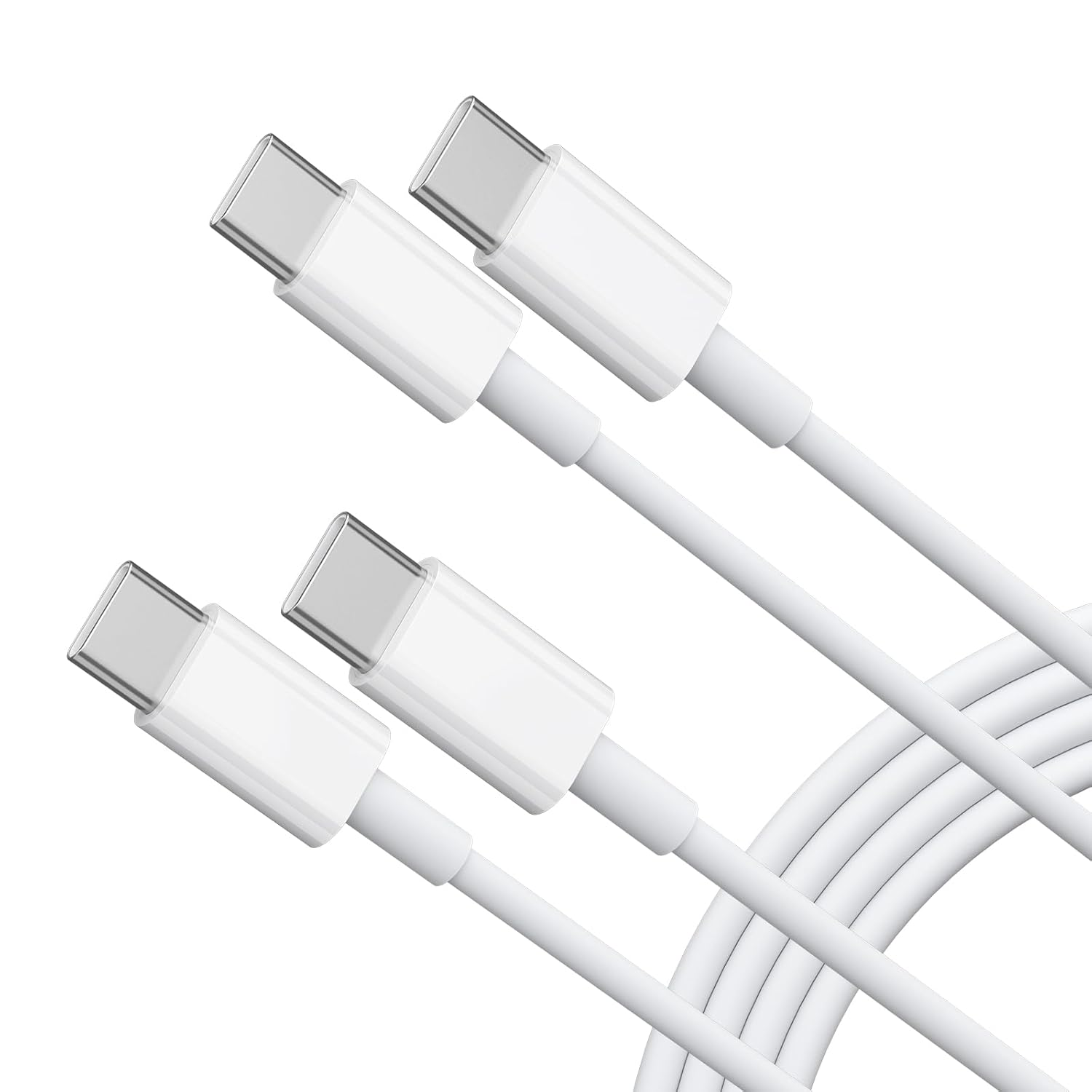 2Pack USB C to USB C Cable for Samsung Galaxy S25/S24/S23/S22 Ultra, 1M/3.3Ft 60W USB Type C PD Fast Charging Cable for Galaxy A56/A05S, Tab A9+ S9 S10 (1M/3.3Ft) image number 4