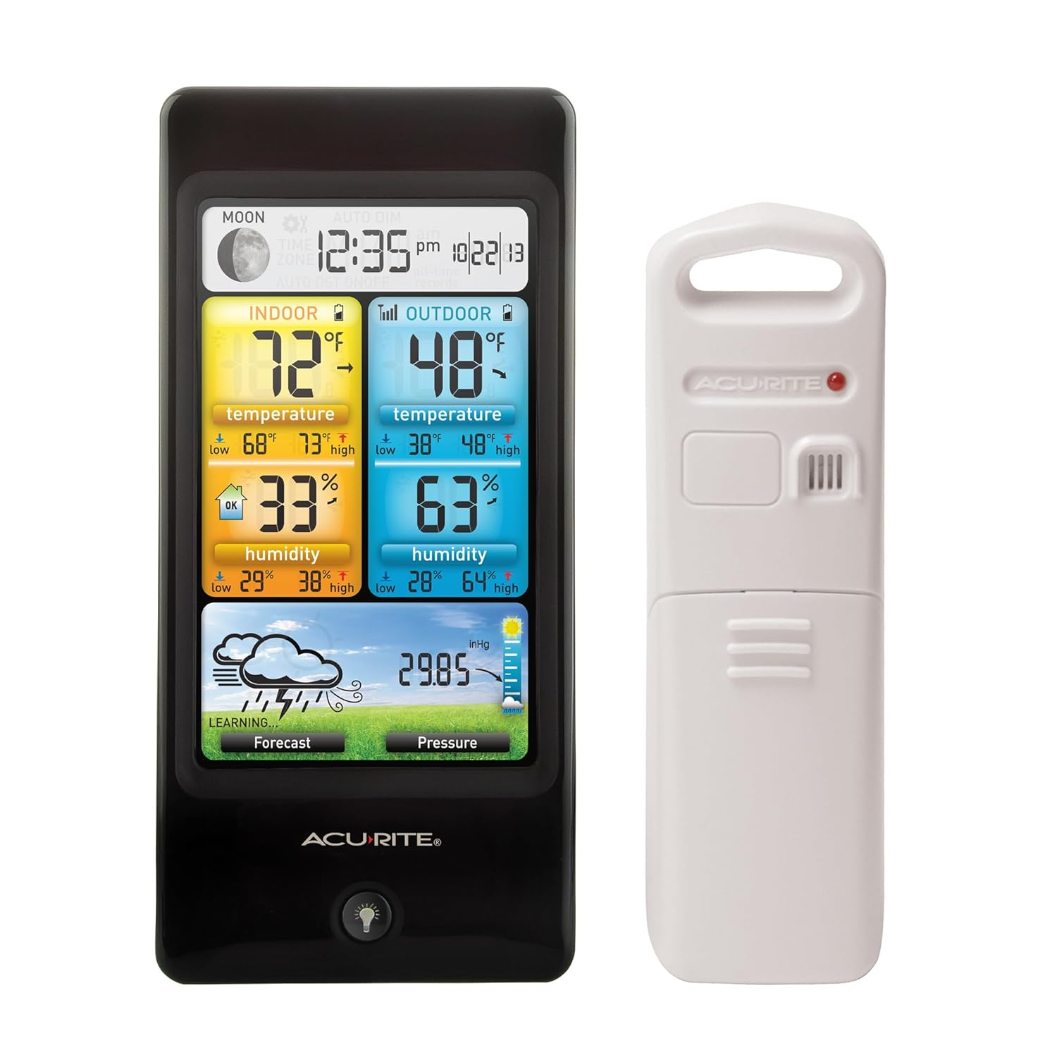 Acurite 02016 Color Weather Station with Forecast/Temperature/Humidity image number 4