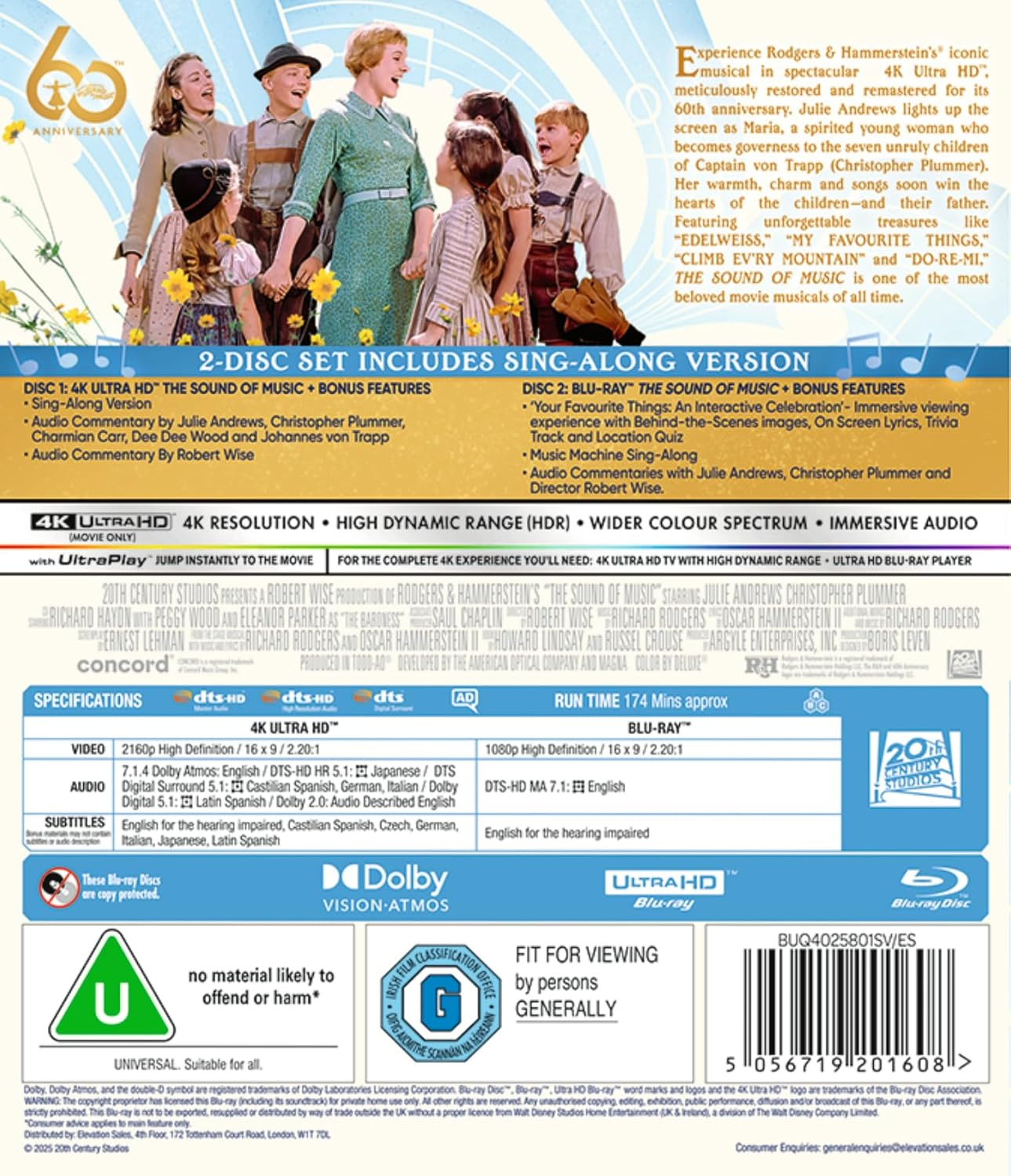 The Sound of Music UHD/BD with Artcards [Blu-Ray] [Region Free] image number 6