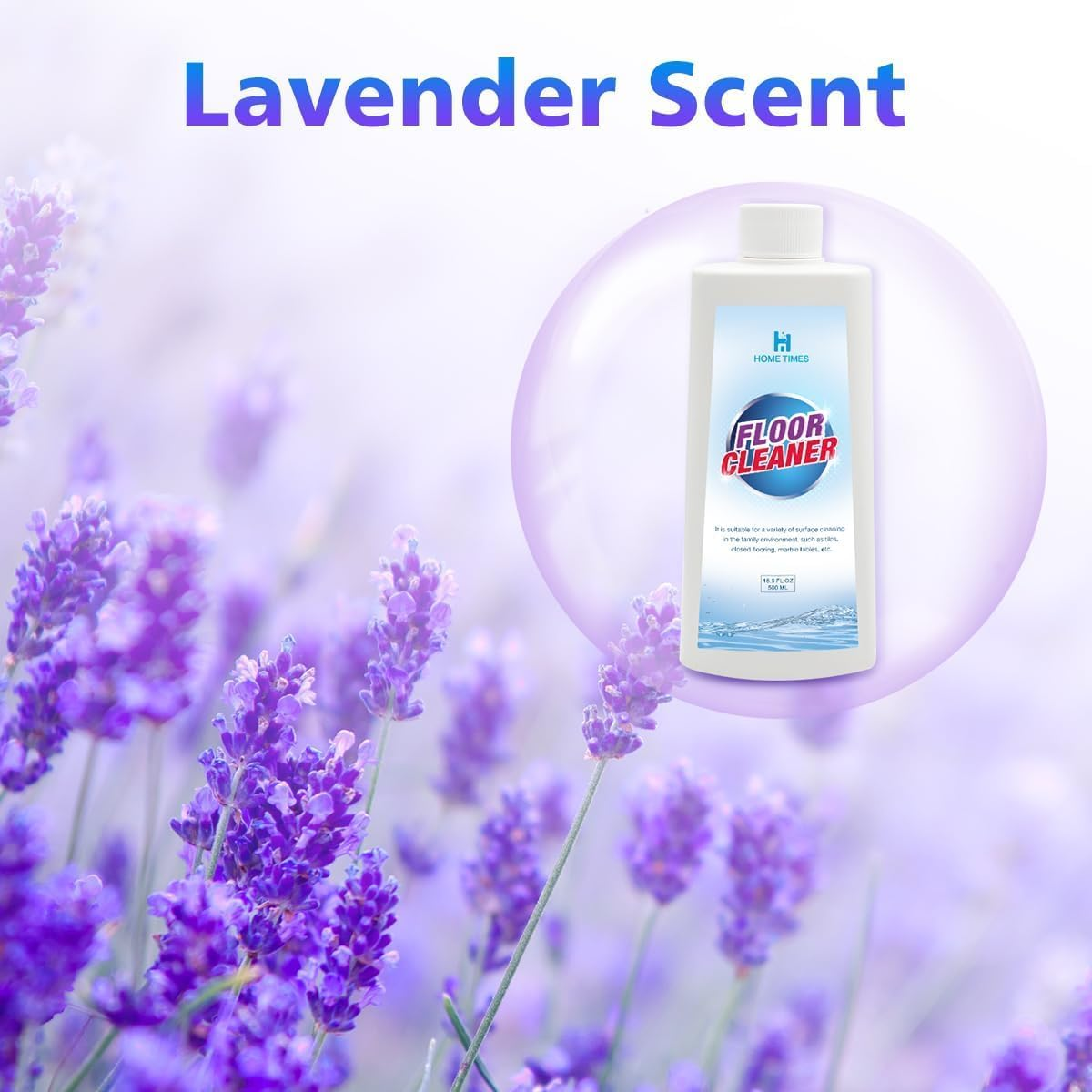 Floor Cleaning Concentrate for Mops Compatible with Roborock,Tineco, Irobot,Dreame,Ecovacs,Shark,Bissell,Etc. for Hardwood and Multiple Surfaces,Non Toxic and Residue-Free(Lavender) image number 2