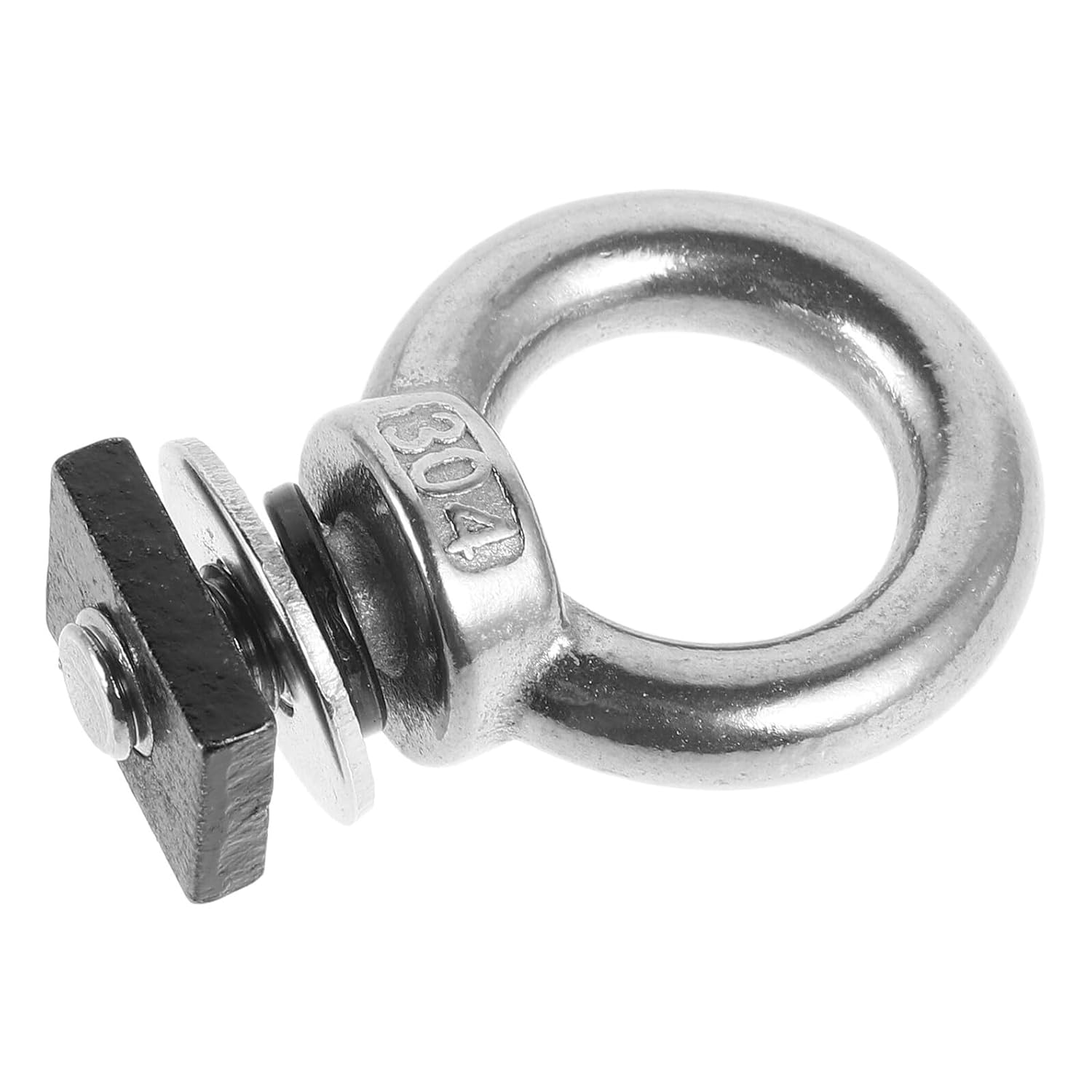 T Nut M8 Bright Finish for Roof Rack T Slot Rail Eye Bolt Tie down Anchor Ring Shaped Eyelet for Cargo Frame and Roof Platform Secure Tie down Hooks image number 5