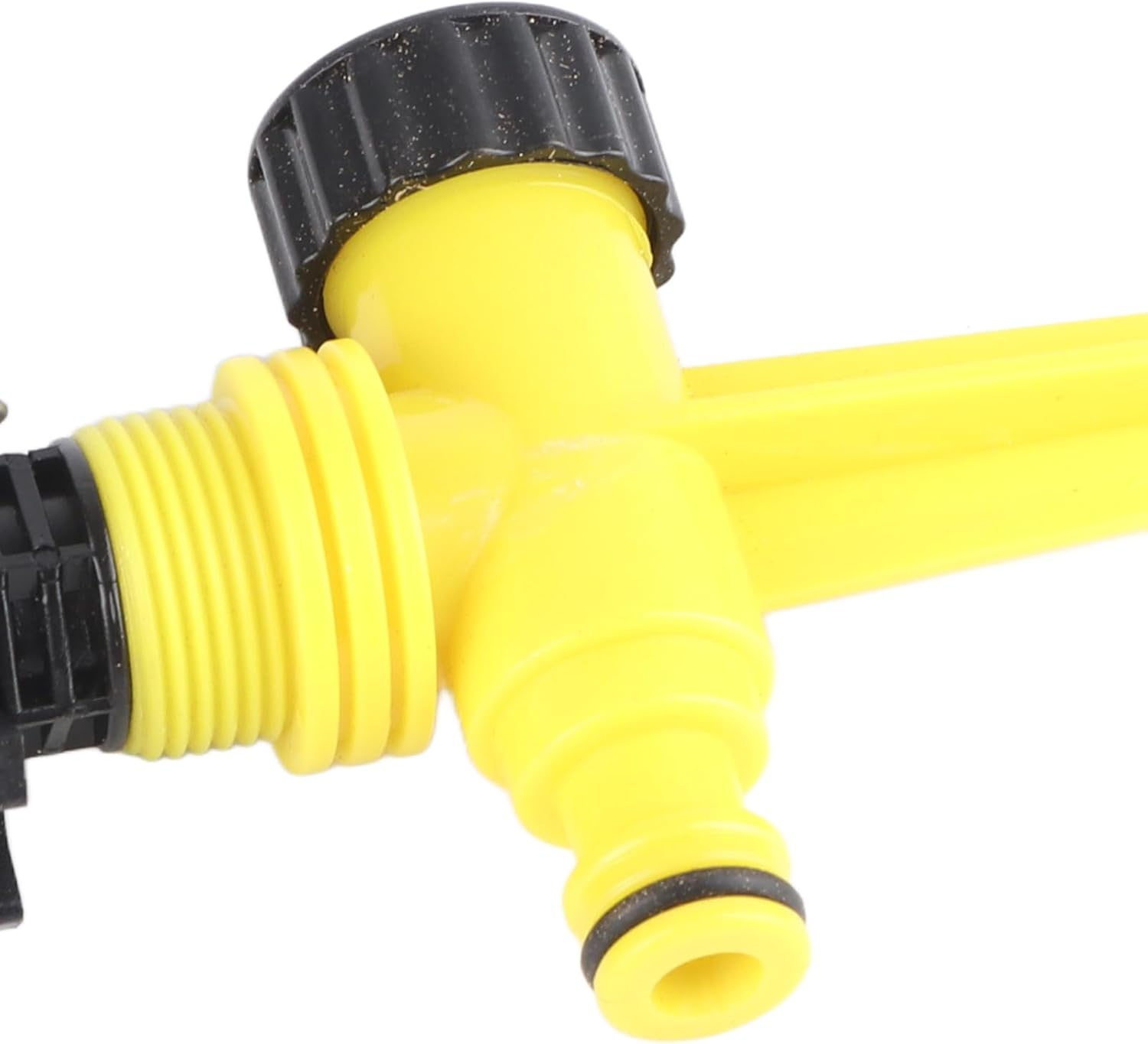 360&deg; Garden Rotating Sprinkler, Long Distance Irrigation Circular Lawn Sprinkler, Double Water Supply Spout Water Saving Design, Garden Sprinkler Tool for Gardening Outdoor image number 4