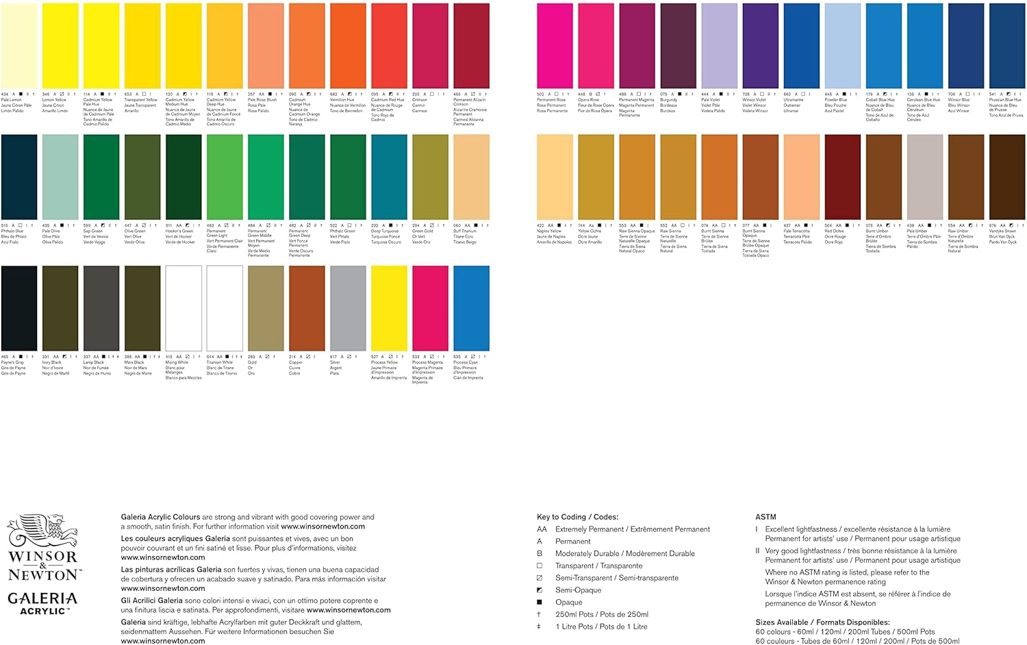 Winsor & Newton Galeria Acrylic Color Tube, 500Ml, Titanium White image number 6