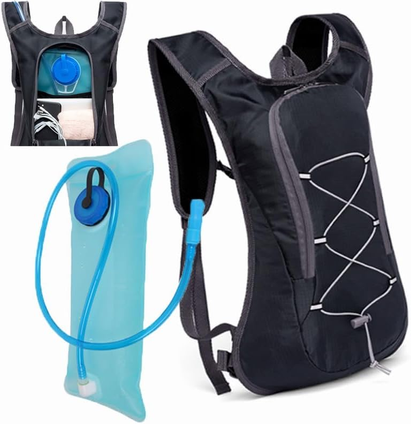 Hydration Pack, Hydration Backpack with 2L Water Bladder, Running Water Vest, Sport Hydration Water Backpack for Men Women Hiking Running Cycling Biking image number 5