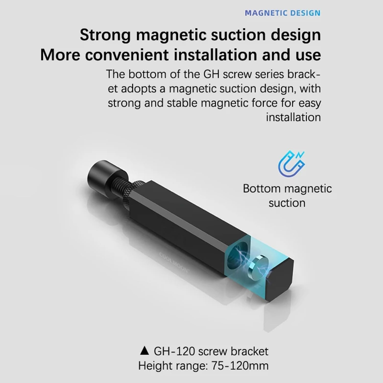 Graphics Card GPU Brace Support（28-50Mm），Video Card Sag Holder Bracket, GPU Stand image number 3