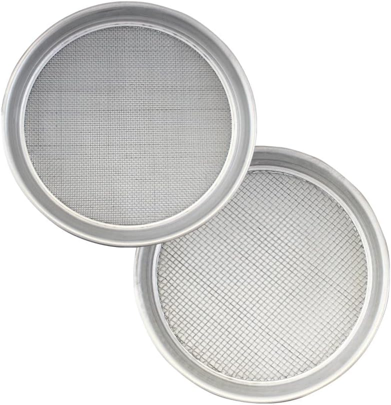 Aluminium Sieve Set for Gem Fossicking, Gold Panning, Prospecting, 2 Pieces image number 2