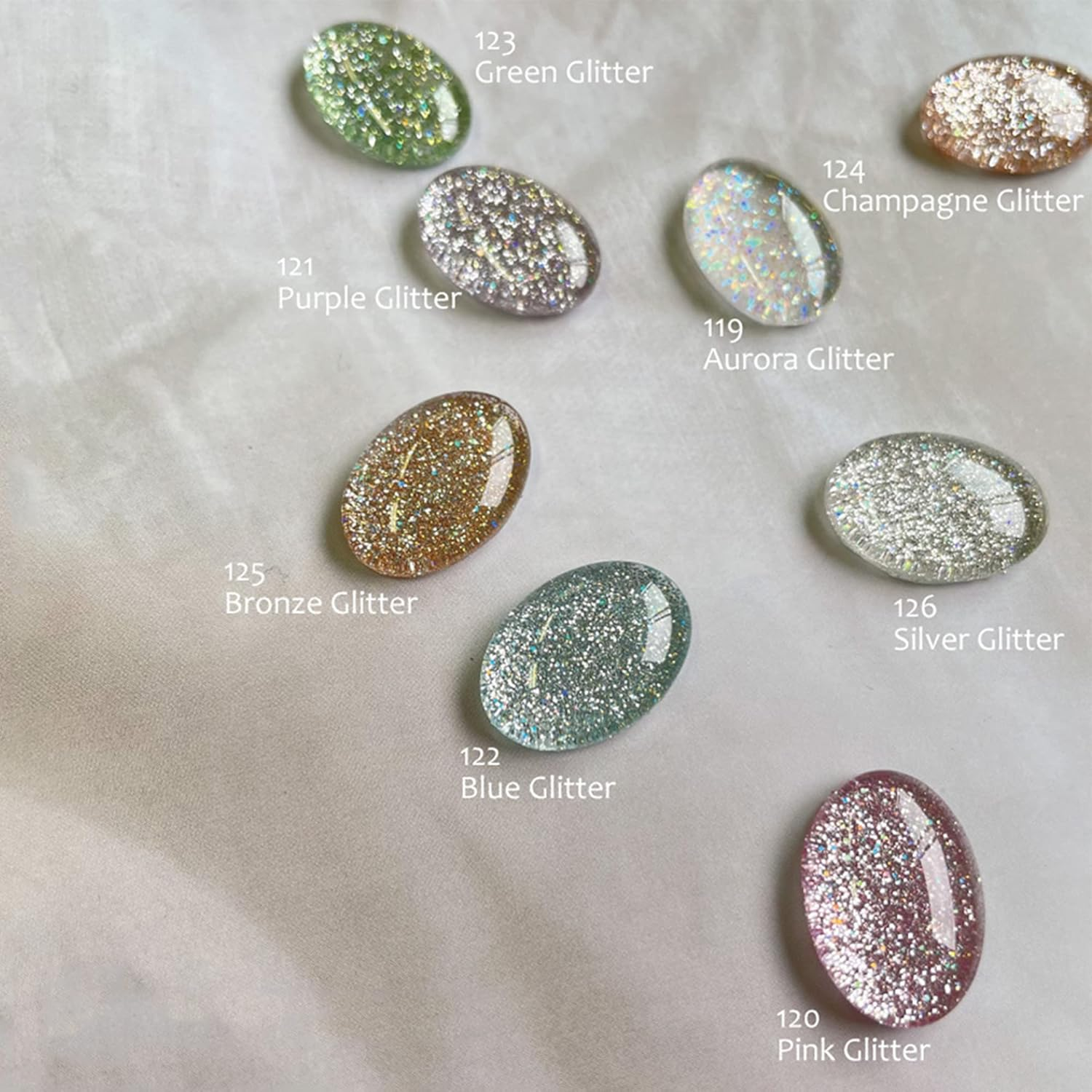 Palms Graceful Color Gel 3G 126 Silver Glitter image number 3